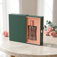 Boîte à tiroir personnalisée avec logo, papier artistique, emballage de luxe pour cosmétiques et parfums, avec revêtement UV et doublure en éponge