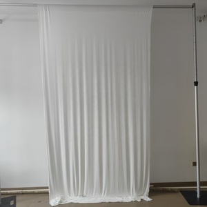 Tessuto per fondali nuziali in spandex elasticizzato a 4 vie da 190 g/m², antipiega, ad alta caduta, per decorazioni eventi, personalizzabile in dimensioni e colore - Product Image 2