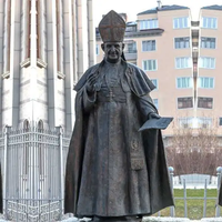 Statue de Saint-patrick taille réelle en Bronze, Statue de Saint-patrick