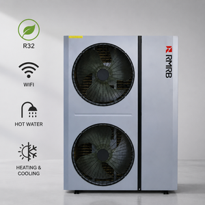 Pompe à chaleur air-eau R32/05ZR/16.8kW à faible niveau sonore, ERP A++, pour usage résidentiel, CE ROHS, chauffage et refroidissement - Product Image 4