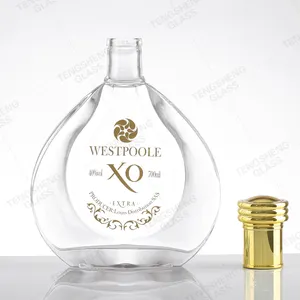 High Quality Unique Glass Bottle Wine Liquor Glass Bottles Spirit Glass Bottle