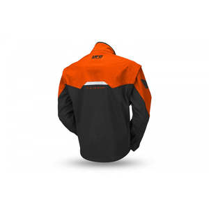TAIGA giacca da uomo Enduro con maniche staccabili e protezioni incluse nero/arancione - Product Image 3