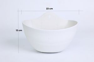 Maceta Moderna para Pared Exterior, Ligera, de Plástico, Decorativa, Colgante, para Hierbas, Flores y Suculentas - Product Image 4