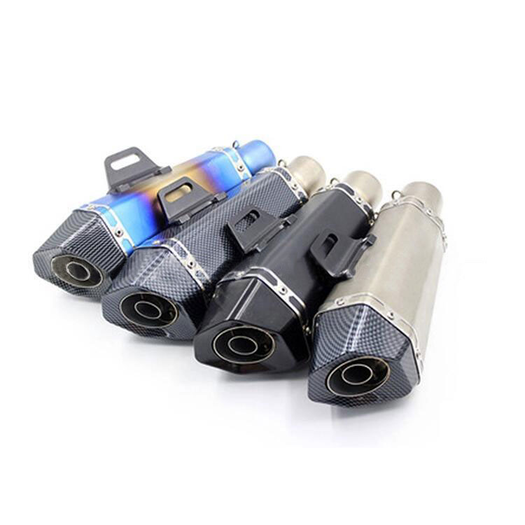 Manufacturer direct sales 2021 Motorcycle Universal Steel Muffler Exhaust Cutout Pipe