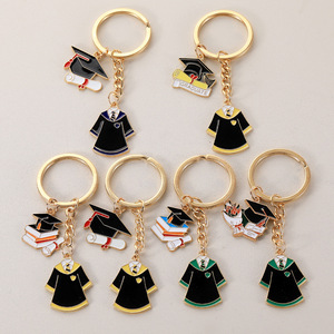 2025 tốt nghiệp Keychains Trường Đại học toán học cựu sinh viên men tốt nghiệp Keyring vòng chìa khóa kim loại Keychain - Product Image 2