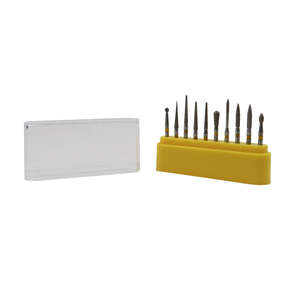 Juego de fresas de diamante FG dentales para pulido compuesto de cerámica Fresa de alta velocidad - Product Image 3