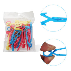 Pinzas de Posicionamiento Cruzado para Peinado, 10 cm, Colores Surtidos, Herramientas de Plástico para Salón, Uso Diario - Product Image 2