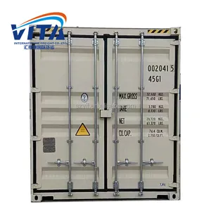Vận chuyển container 40 chân cao Cube Side mở Container vận chuyển tủ lạnh container 40ft 20ft