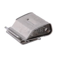 Attaches de câbles à prix d'usine, clips de câbles pour panneaux solaires, clips de câbles en acier inoxydable pour fixations solaires