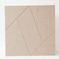 Panneau acoustique rainuré en fibre de polyester, panneau mural insonorisant pour cinéma maison, studio et bureau