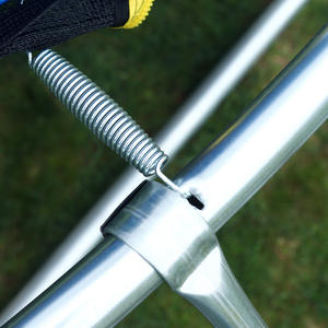 Trampoline d'extérieur pour enfants avec saut à l'élastique panier de basket-ball échelle sûre et pliable en PVC polypropylène pour garçons filles - Product Image 5