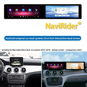 หน้าจอวิทยุมัลติมีเดียในรถยนต์แบบจอคู่ สำหรับรถยนต์เมอร์เซเดสเบนซ์ GLA CLA CLASS W176 X117 X156 W463 W246 ปี 2015-2018 พร้อมระบบ GPS Car Play และ 4G - Product Image 4