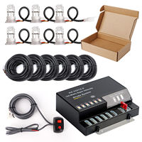 Kit de feux stroboscopiques d'avertissement d'urgence HID Xenon ShineMien 120W 12V Blanc/Ambre, ajustement universel