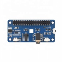 DA7212 I2S Audio HAT Tipo B para Raspberry Pi, Codificación/Decodificación Estéreo, Conectores de Altavoz Integrados, Admite un Procesamiento de Audio Enriquecido