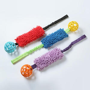 Wholesale Eco-Friendly Soft Chew Toy Colorful BB <b>Rings</b> Ball for Dogs Interactive Bite-Resistant Pet Hiding Food Toys - Product Image 2