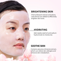 Masque en poudre éclaircissant et matifiant Sakura Jelly Premium Peel-Off à la fleur de cerisier, personnalisable avec votre logo