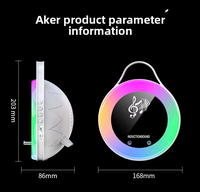 Station de charge sans fil à induction magique haut de gamme avec lumière de nuit RGB et support de téléphone pour table de chevet – Prête à être expédiée en gros