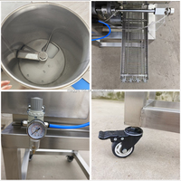 Machine automatique de formage de galettes avec logo personnalisé OEM, en acier inoxydable SUS 304, pour hamburgers et galettes de viande