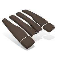 Housse de repose-bras en cuir Nappa de qualité supérieure YX, antidérapante, installation facile pour les kits intérieurs Alphard Vellfire série 40