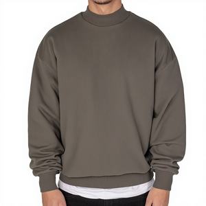 Sweat-shirt à capuche en polaire surdimensionné personnalisé pour homme, motif de dessin animé numérique brodé, écologique, streetwear d'automne - Product Image 4