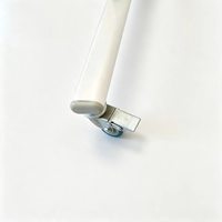Tableau blanc effaçable à sec double face Ohsung AS03 avec support roulant, cadre en aluminium et porte-stylo pour usage au bureau/en classe