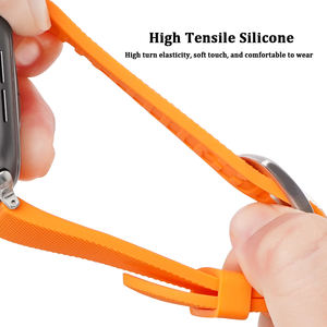 Nuevo diseño 38mm 44mm 49mm correas <span class=keywords><strong>para</strong></span> reloj inteligente de goma de silicona <span class=keywords><strong>correa</strong></span> <span class=keywords><strong>para</strong></span> <span class=keywords><strong>Apple</strong></span> <span class=keywords><strong>Watch</strong></span> Series <span class=keywords><strong>8</strong></span> 7 6 3 2 1 - Product Image 4