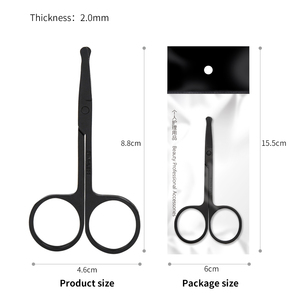 Los fabricantes venden tijeras profesionales de acero inoxidable negras para cortar el pelo y peluquería, personalizadas y de gran demanda. - Product Image 4