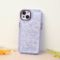 Vente chaude bulle paillettes 360 coque de téléphone proctor estuches fundas housse de téléphone portable pour iphone 15 tecno spark 10c xiaomi note 10
