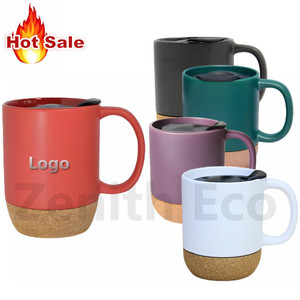 Commercio all'ingrosso 15oz tazza di porcellana di sublimazione con coperchio di stampa su misura in legno smerigliato in ceramica <span class=keywords><strong>fondo</strong></span> di vendita caldo di nuovo la scuola di <span class=keywords><strong>caffè</strong></span>/tè tazze - Product Image 5