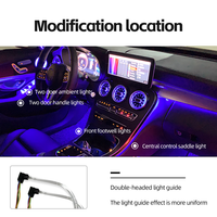 Système d'éclairage ambiant LED pour l'intérieur de la voiture, lampe d'ambiance modifiée pour Mercedes C-coupe C205 2015-2021