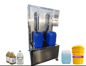 Machine de remplissage de pesage de détergent de 5 gallons pour <span class=keywords><strong>jerrican</strong></span> semi-automatique de contrôle numérique de bureau à 2 buses - Product Image 5