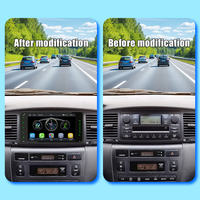 Autoradio 7 pouces avec système Linux pour Toyota Corolla Camry RAV4 Vios Hiace, CarPlay, Android Auto, GPS, lecteur multimédia