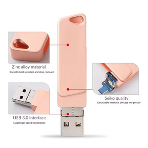 Unidad flash USB portátil de 128GB a 2TB tipo C SSD externo 3,0 2,0 con memoria de alta velocidad de 8GB 16GB 64GB capacidades regalo para teléfono - Product Image 4