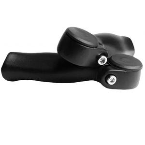 Manillar Ergonómico para Bicicleta de Montaña, de Aleación de Aluminio Negro, con Diseño de Agarre Confortable para Ciclismo - Product Image 1