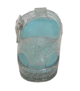 Brillo de Sol de jaula sandalias de plata 80s sandalias de PVC transparente de inyección - Product Image 4