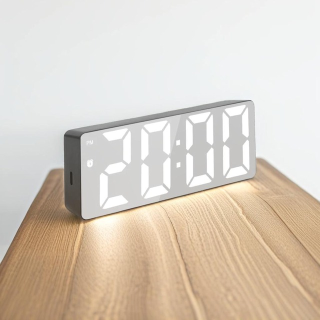 IStapromo Gifts Simple and multifunctional LED electronic clock alarm clock dedicated desktop digital luxury electronic clock