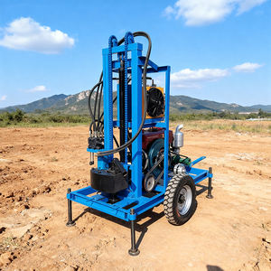 Vente directe d'usine de petites foreuses à eau sur roues pour l'utilisation d'essai dans le forage de puits d'eau communautaires. - Product Image 5