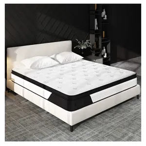 Avenco — matelas hybride en mousse à mémoire, grande taille, matelas hybride de 9 pouces, avec boîte de Design ergonomique avec 5 poches pour ressort à l'intérieur