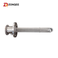 Calentador Tubular Eléctrico de Cobre DN25 1'' NPT de Alta Resistencia a la Temperatura 220V 380V para Tanque de Agua Residual