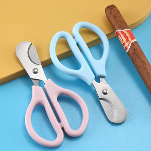 Wholesale Stainless Steel Cigar <b>Cutter</b> Scissors Knife Head Portable Smoking Accessories - Product Image 1