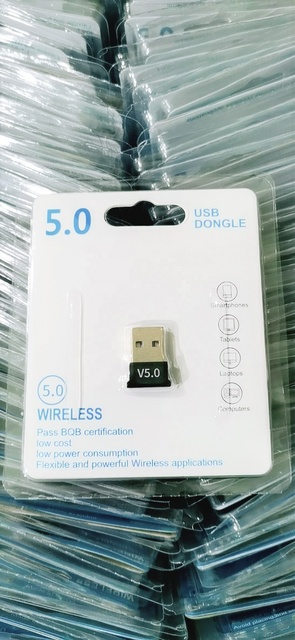 Universal Mini Bt V5.0 Wireless Receiver Blue Tooth 5.0 Usb Dongle Adapter