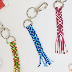Trendy Macrame Keychain - Product Image 1