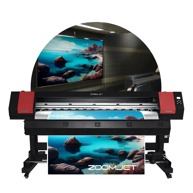 Zoomjet 1.8m 6ft Xp600 testina di stampa a sublimazione stampante tessile per la stampa tessile per la casa