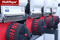 Machine à broder industrielle professionnelle Holihoep, modèle distributeur, 15 aiguilles, quatre têtes, haute précision, excellentes ventes