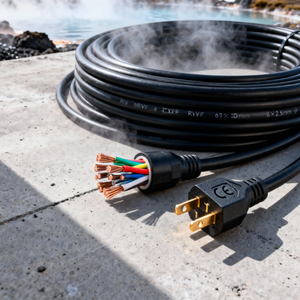 สายไฟฟ้าสำหรับเรือเดินทะเลไอซ์แลนด์ RVV RVVP ทนน้ำเค็ม ทนอุณหภูมิต่ำ ฉนวนกันความร้อนสูง - Product Image 1