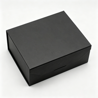 Boîtes cadeaux en papier minimalistes sur mesure, étuis rigides laminés lisses pour l'emballage de vêtements