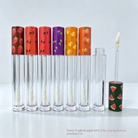 Tube de brillant à lèvres en forme de fruit YC-308B de Shantou, 4 ml, large sélection en stock, tubes d'huile à lèvres mignons pour enfants, cosmétiques vides