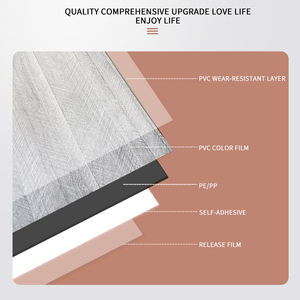 Panneau mural en PVC WPC à rayures en <span class=keywords><strong>bois</strong></span> moderne, crédence, <span class=keywords><strong>papier</strong></span> <span class=keywords><strong>peint</strong></span> auto-adhésif en vinyle pour la décoration du salon, <span class=keywords><strong>papier</strong></span> <span class=keywords><strong>peint</strong></span> en mousse 3D - Product Image 2