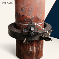 FYID-Feiyide Machine de découpe et de chanfreinage de tuyaux à cadre divisé YPD-89 3 pouces électrique pour la réparation d'urgence sur site des pipelines