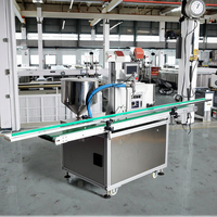 Machine de remplissage de liquides électrique entièrement automatique Rito à commande PLC, à tête unique, pour huile, lait, détergent, boissons, produits chimiques, verre